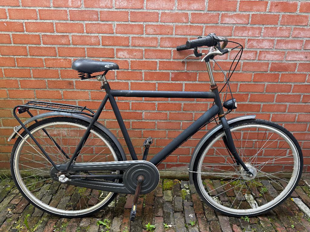 grote herenfiets, Fietsen en Brommers, Gebruikt, Versnellingen, 57 tot 61 cm, Trommelrem