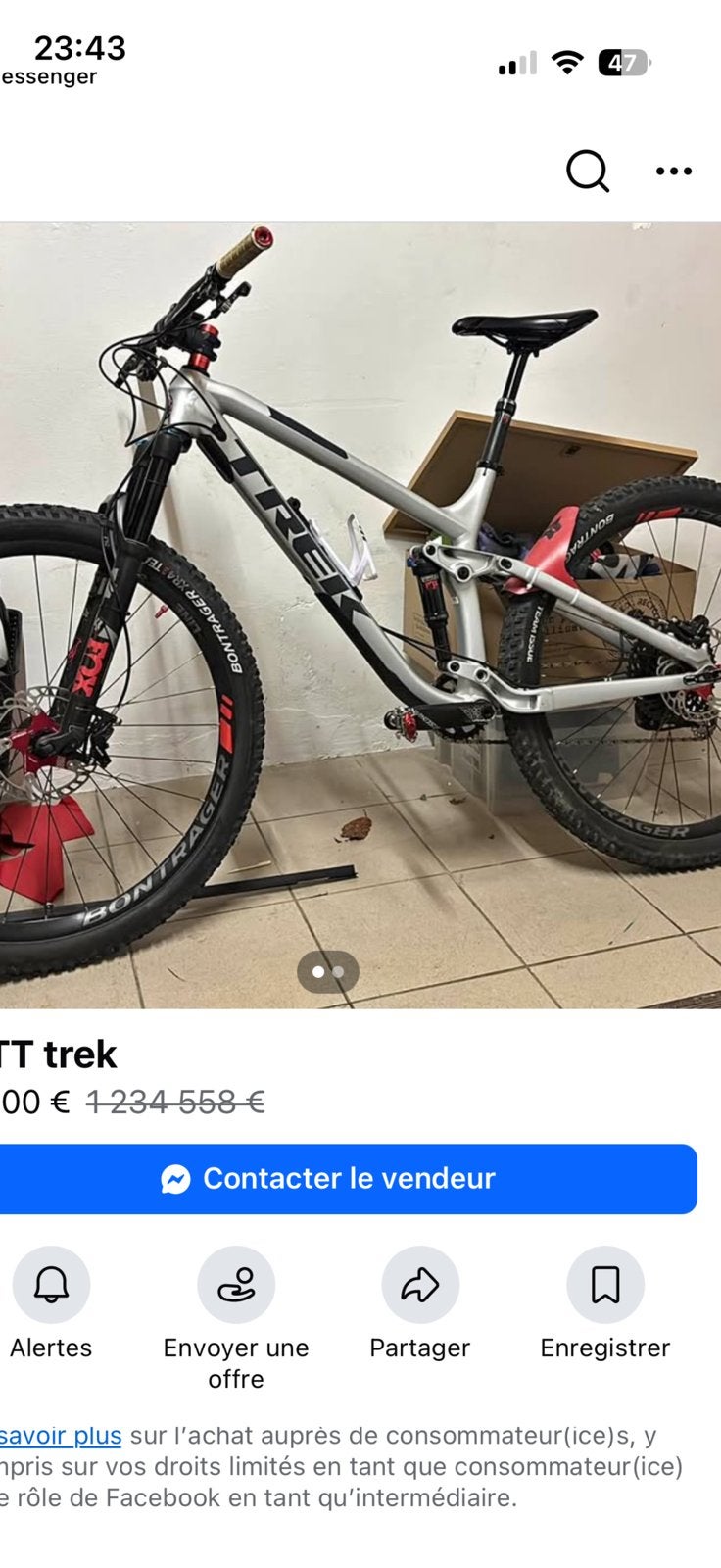 Vtt trek, Ophalen, Zo goed als nieuw, Trek