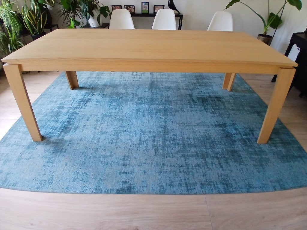 Eettafel, Huis en Inrichting, Ophalen, Gebruikt, Eikenhout, 200 cm of meer