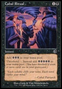 Cabal Ritual - TOR - MTG - EX, Hobby en Vrije tijd, Verzamelkaartspellen | Magic the Gathering, Ophalen of Verzenden