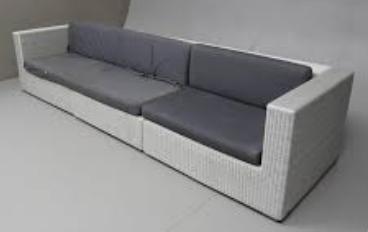 tuin lounge bank Manutti Aspen, Tuin en Terras, Ophalen of Verzenden, Zo goed als nieuw, Wicker