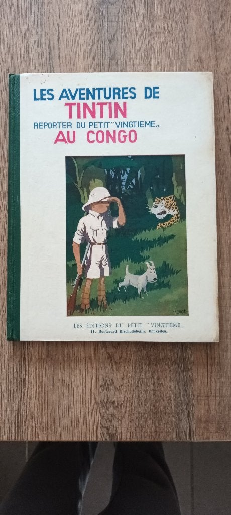 Tintin au Congo originale noir & blanc Petit Vingtième 1931, Enlèvement ou Envoi, Une BD, Comme neuf, Hergé