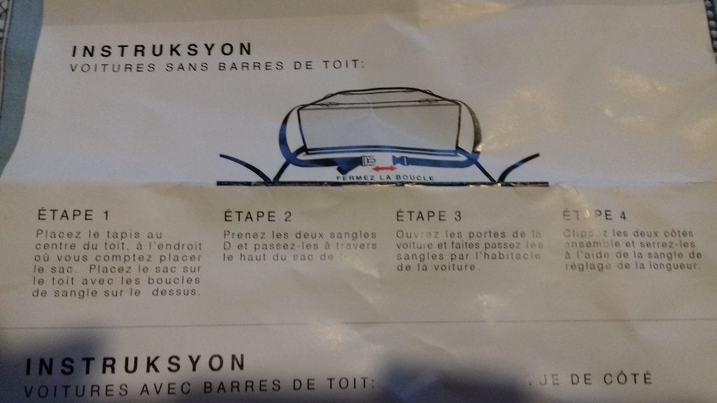 coffre de toit, Enlèvement, Neuf
