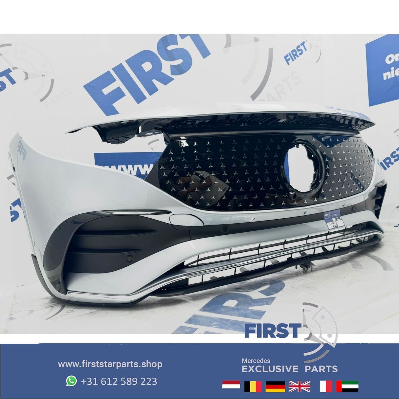X243 EQB AMG BUMPER COMPLEET A2438850002 W243 H243 EQ A COMP, Gebruikt, -, Voor, Ophalen of Verzenden