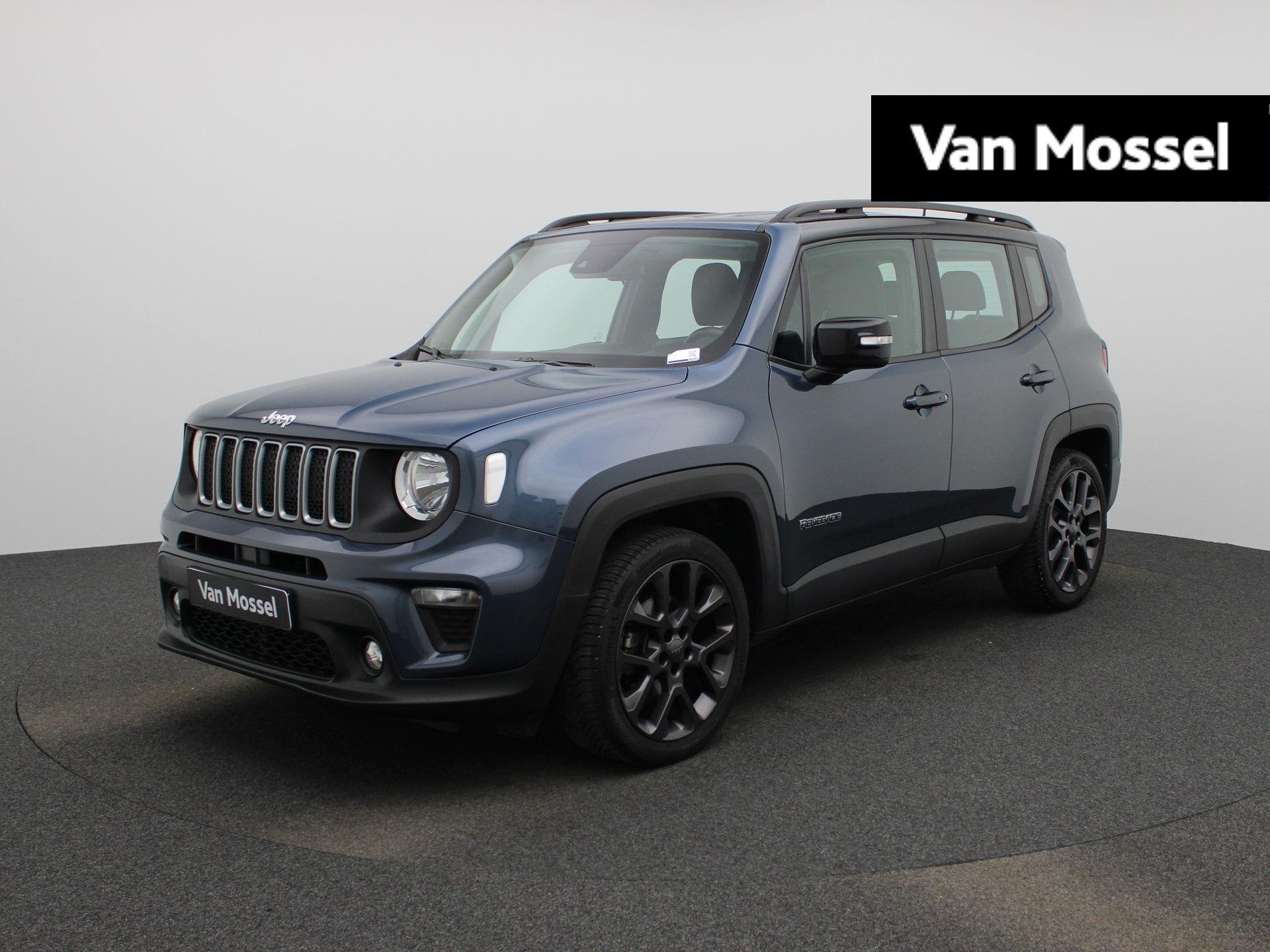 Jeep Renegade 1.5 Turbo T4 130 4x2 MHEV DCT7 Limited PDC A |, Stof, Gebruikt, 4 cilinders, Blauw