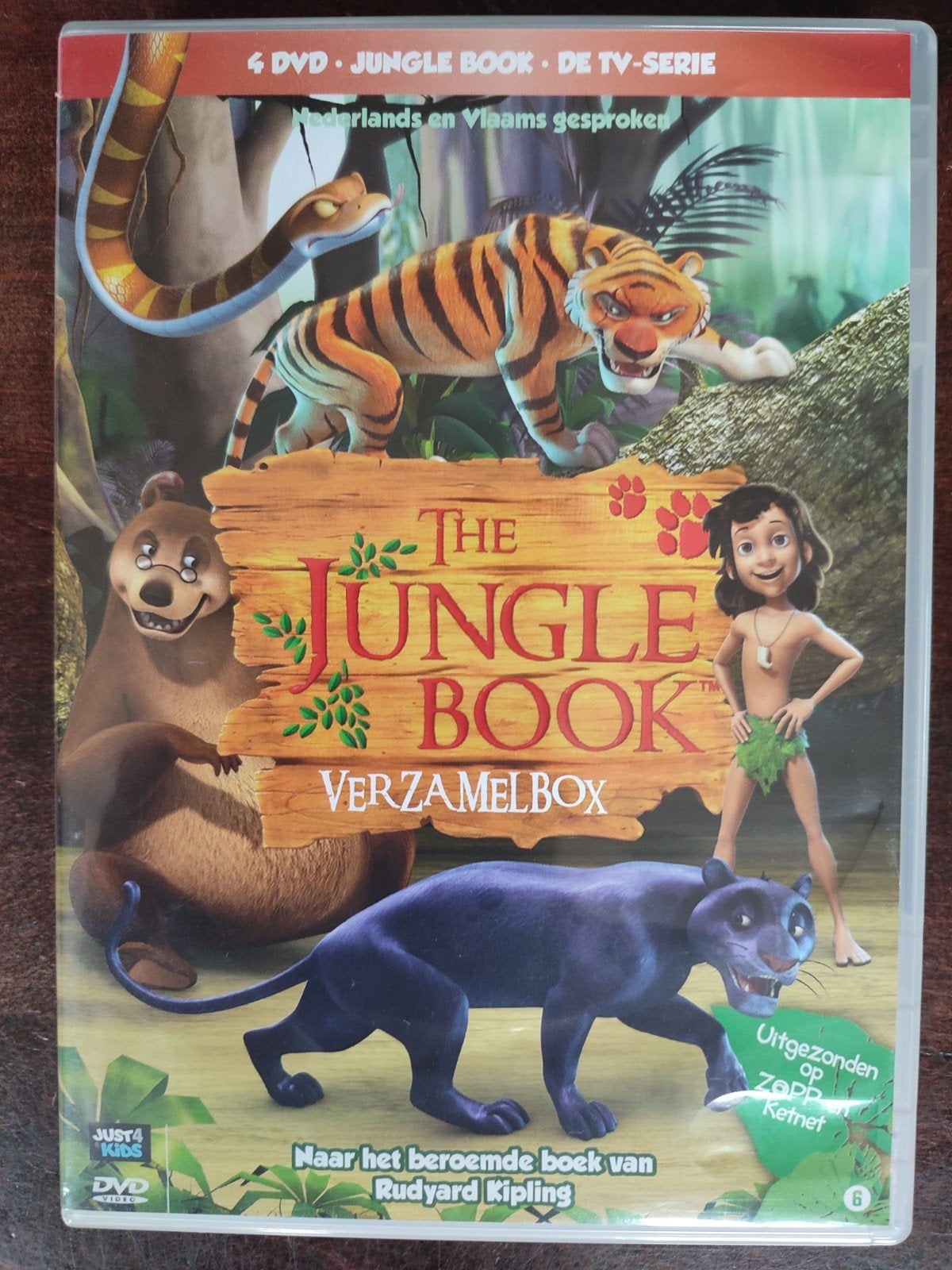 4-DVDbox : THE JUNGLE BOOK Verzamelbox  (Nederlands /Vlaams), Ophalen of Verzenden, Nederlands, Nederlands