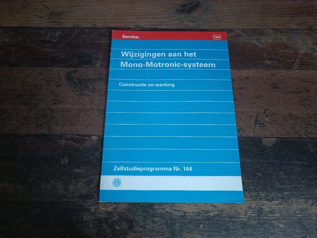 Handboek: Volkswagen/ Motronic/ Constructie en werking 1994, Envoi