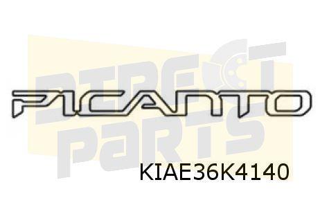 Kia Picanto (5/24-) embleem logo "KIA" achterzijde Origineel, Auto-onderdelen, Kia, -, Verzenden, -