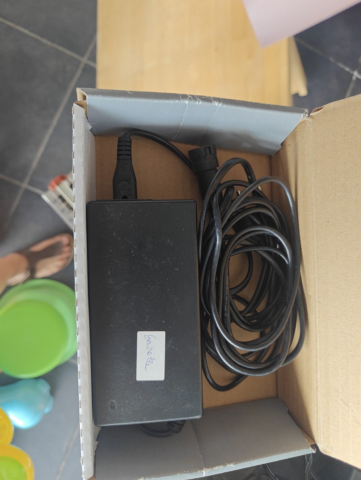 Oplader batterij gazelle, Ophalen