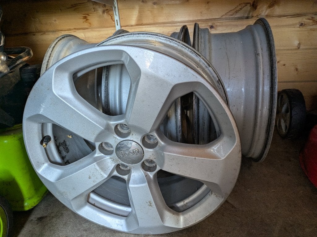 Velgen 4 stuks Aluminium Steekmaat: 5x110, Auto-onderdelen, Banden en Velgen, Ophalen, Gebruikt, Velg(en), 17 inch