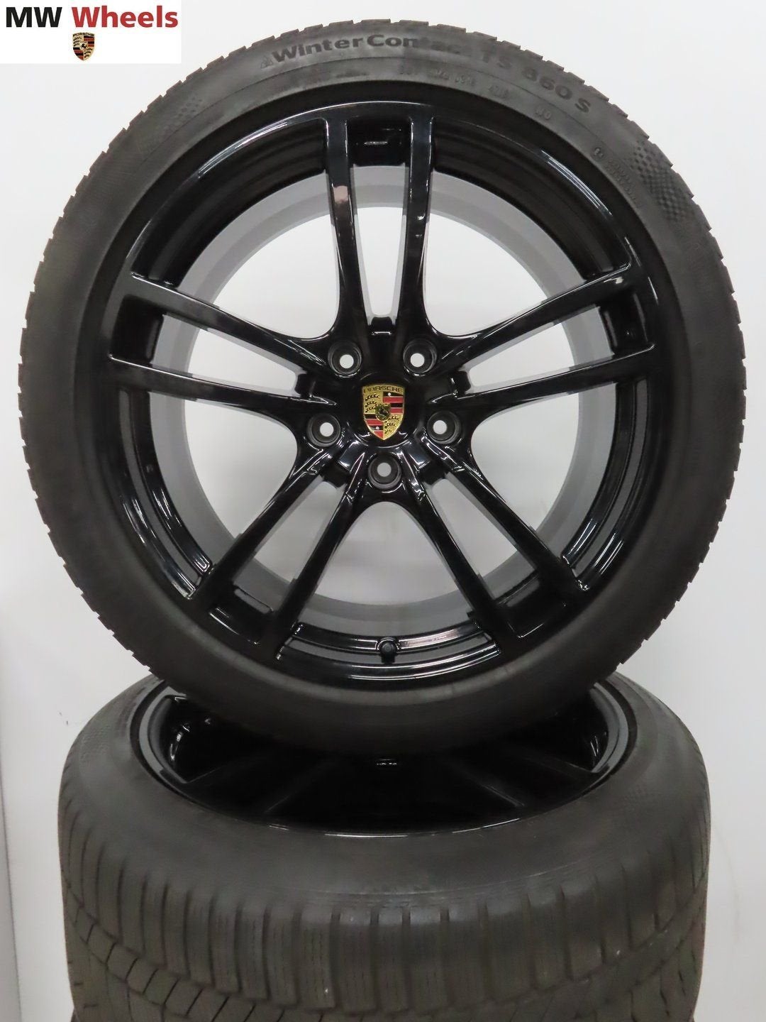 Originele Porsche Cayenne Coupe 21 inch velgen winterbanden, Auto-onderdelen, Banden en Velgen, Gebruikt, -, -, Banden en Velgen