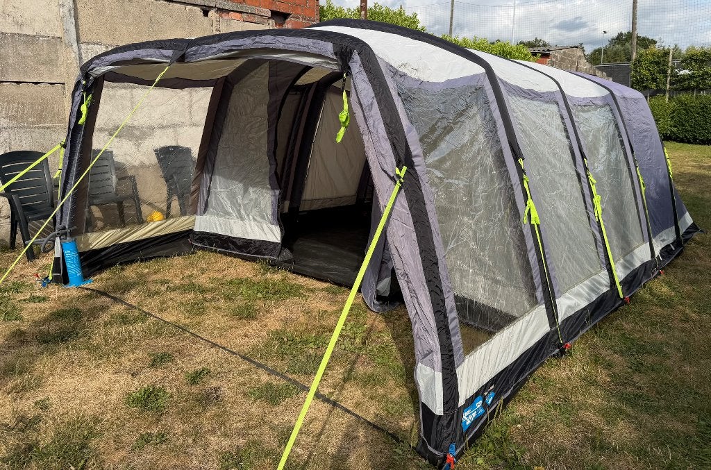 Kampa Hayling 6 Air Pro – 6-persoonstent – Zeer nette staat, Caravanes & Camping, Tentes, Enlèvement, Comme neuf, Jusqu'à 6