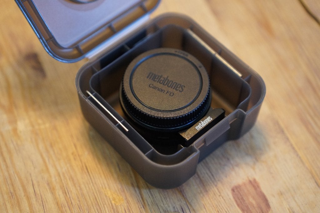 Metabone Canon FD to MFT 0.71x, TV, Hi-fi & Vidéo, Micro Four Thirds, Comme neuf, Lentille additionnelle/convertisseur, Enlèvement