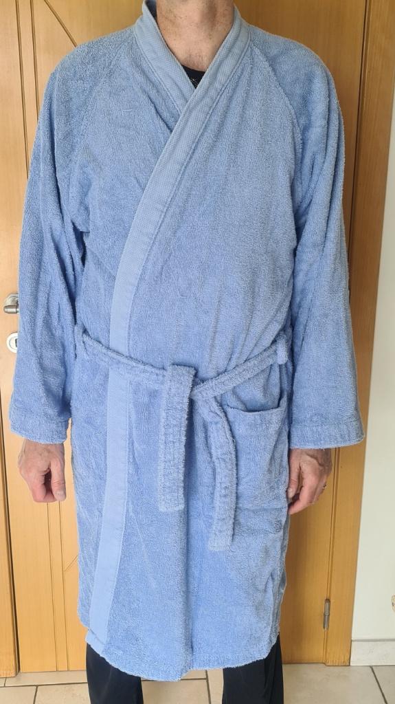 Badjas 'Jalla 1881' - M. L/XL, Kleding | Heren, Badmode en Zwemkleding, Ophalen of Verzenden, Maat 52/54 (L), Blauw, Jalla 1881