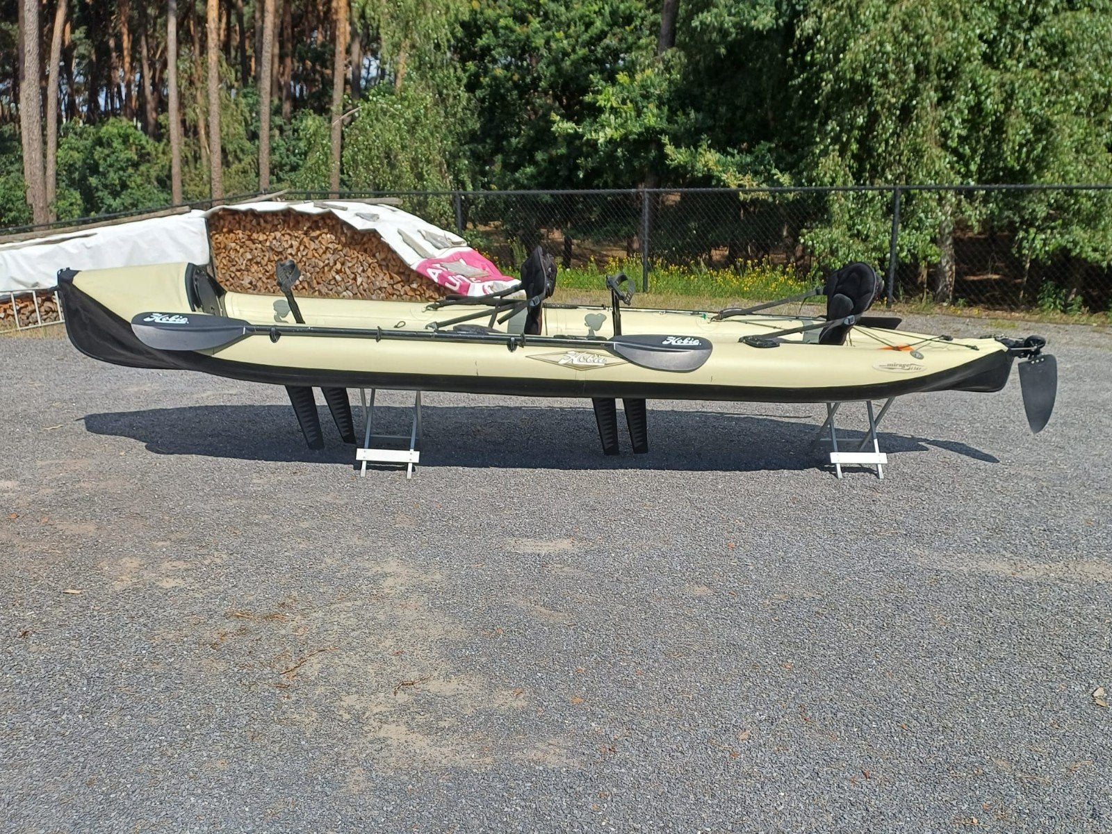 Kajak Hobie Mirage I 14T, Watersport en Boten, Ophalen, Opblaasbaar, Gebruikt, 2-persoons