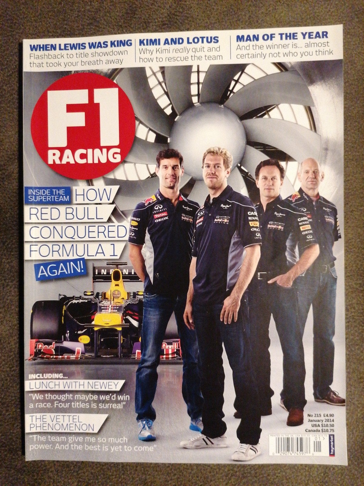 Brits F1 magazine seizoen 2014 (12st), Ophalen of Verzenden, Gebruikt, Formule 1