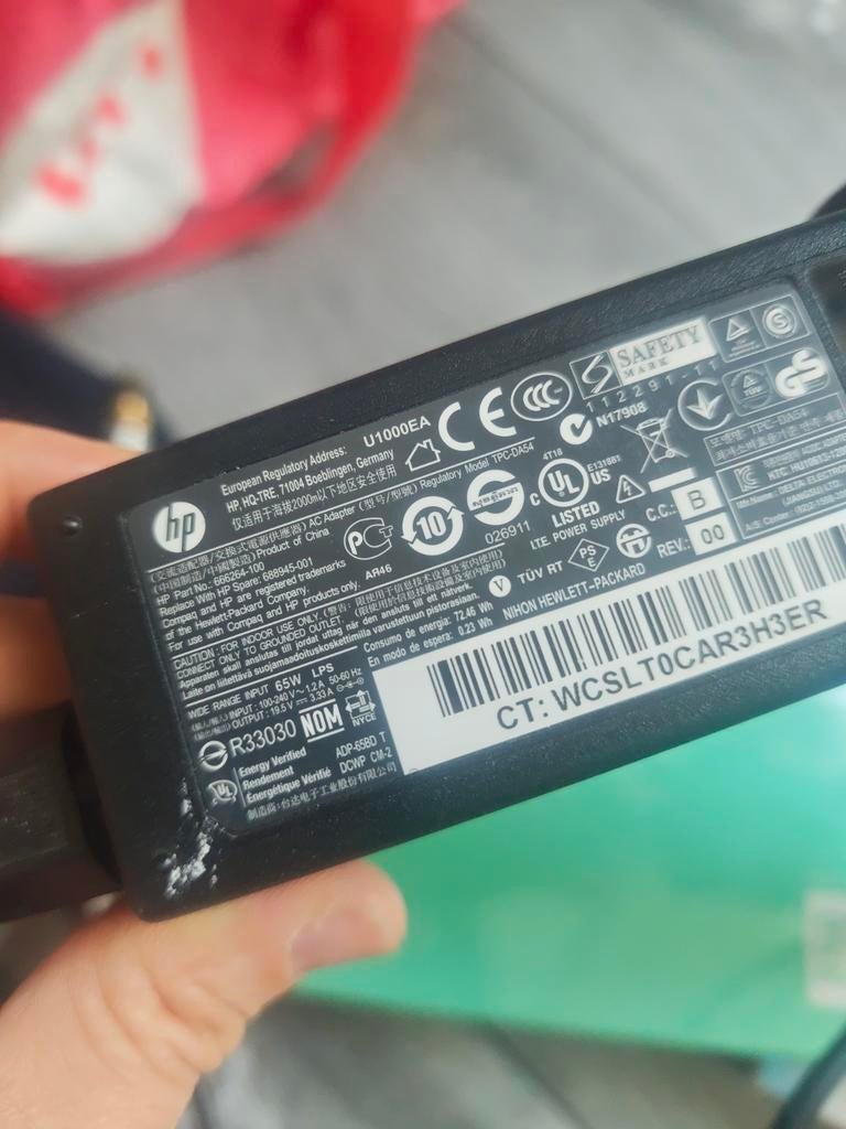 Hp laptopoplader, Computers en Software, Ophalen