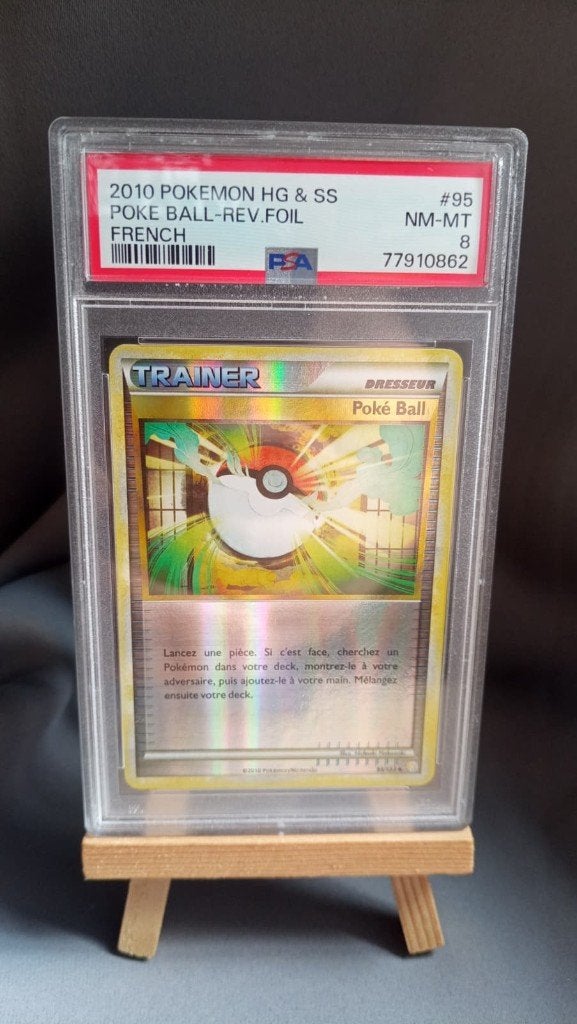 Carte Pokémon 2010 PSA 8 Poké Ball - HeartGold SoulSilver, Enlèvement ou Envoi, Comme neuf, Autres types, Foil