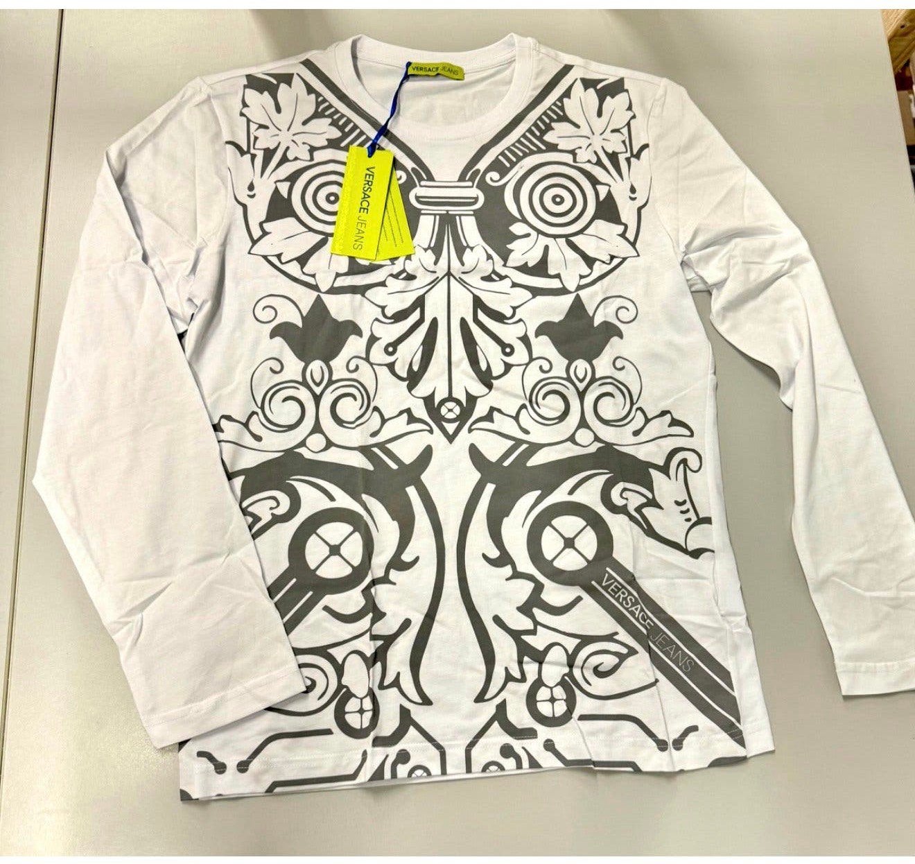 T-shirt à manches longues VERSACE + Étiquettes + Code, Vêtements | Hommes, Enlèvement ou Envoi, Neuf, Taille 46 (S) ou plus petite