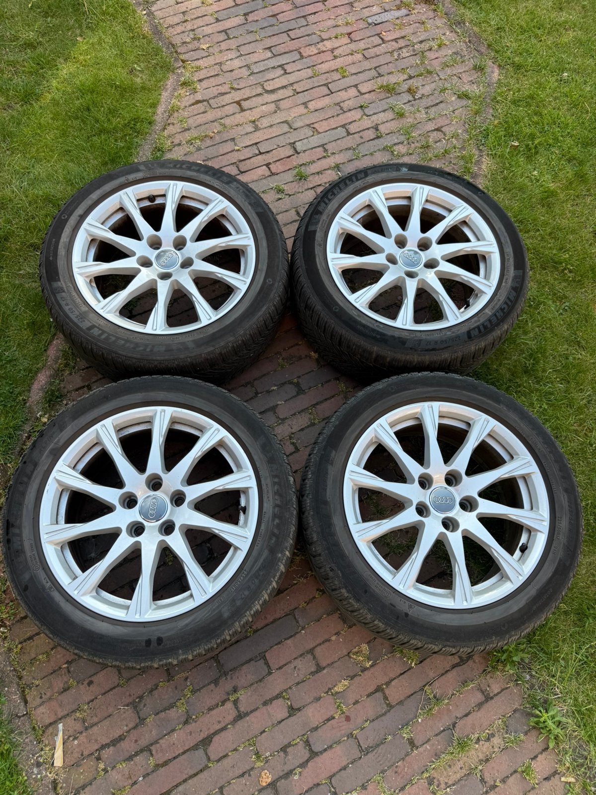 Originele 17" Audi A3 A4 velgen, michelin 225/50/17, Auto-onderdelen, Banden en Velgen, Ophalen, Gebruikt, Velg(en), 17 inch