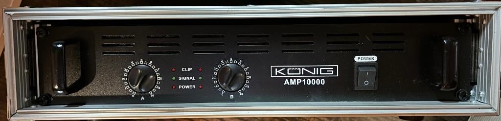 PA versterker 500Watt als nieuw incl pro flightcase, Enlèvement ou Envoi, Comme neuf, Moins de 500 watts, Moniteur(ampli)