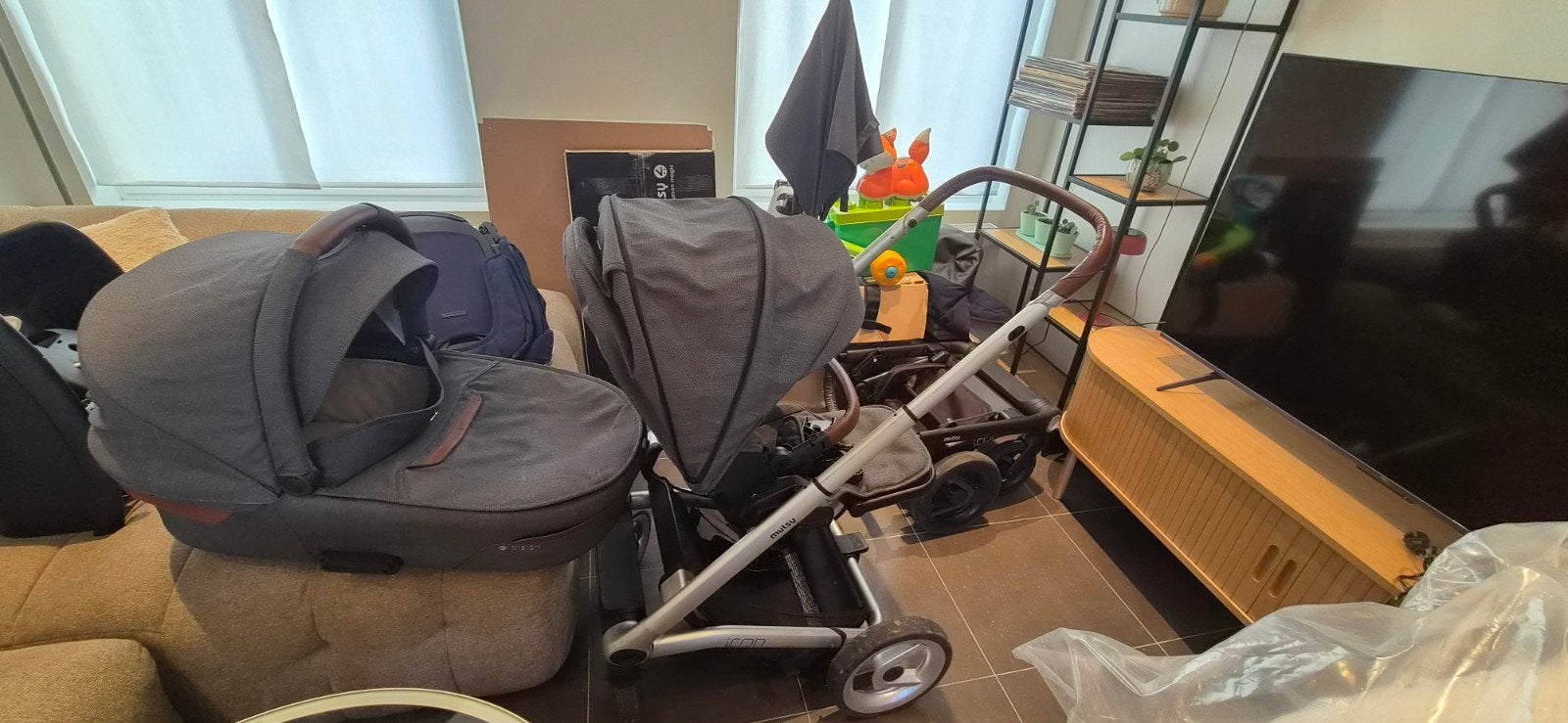 Buggy Mutsy Icon, Enfants & Bébés, Enlèvement, Utilisé, Poussette, Avec nacelle