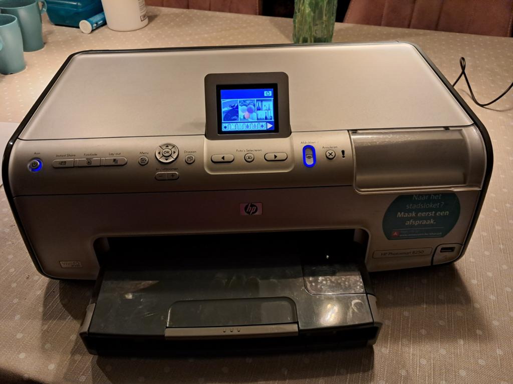 HP Photosmart8250 GRATIS, Computers en Software, Printers, Fotoprinter, Ophalen