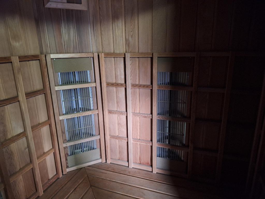 infrarood sauna, Sport en Fitness, Sauna, Ophalen, Gebruikt, Infrarood, Complete sauna