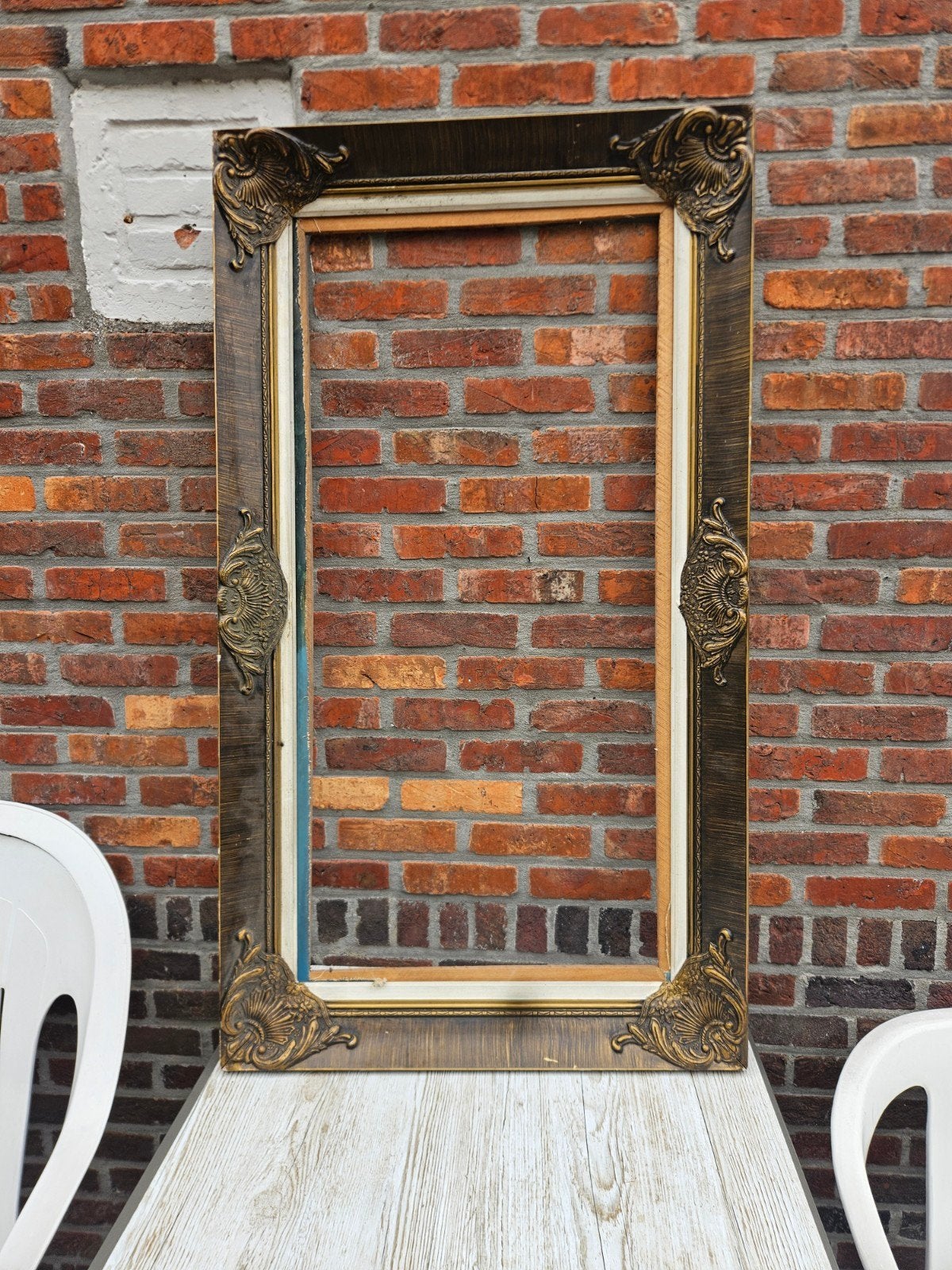 houten antieke kader alleen omtrek, Antiek en Kunst, Ophalen