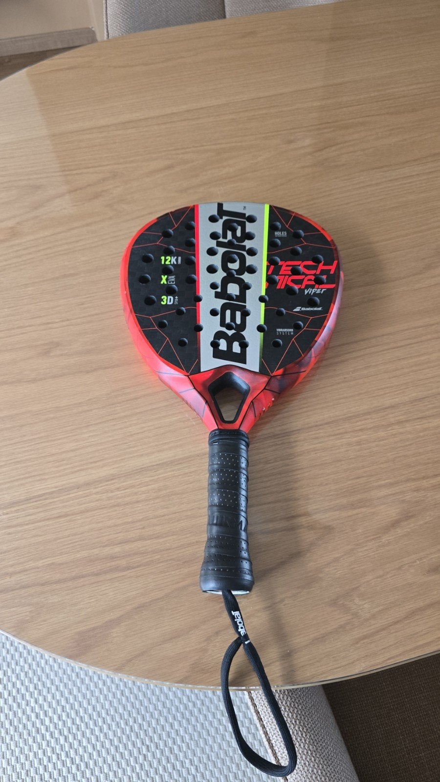 Babolat padelracket, Sport en Fitness, Padel, Ophalen, Gebruikt, Padelracket
