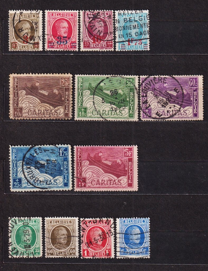 België 1927 compleet jaar gestempeld, Verzenden, Gestempeld, Gestempeld