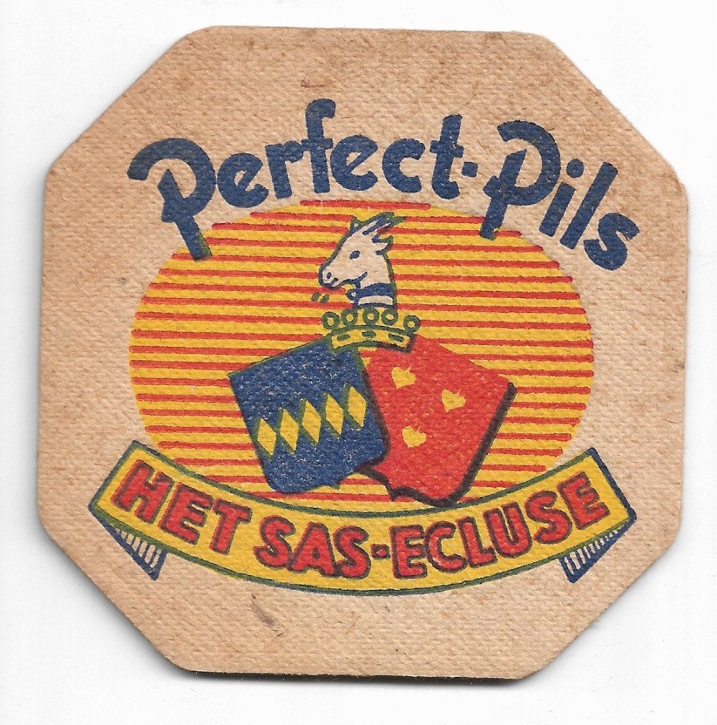 sous bock Perfect-pils, Verzamelen, Ophalen of Verzenden, Zo goed als nieuw, Viltje(s)