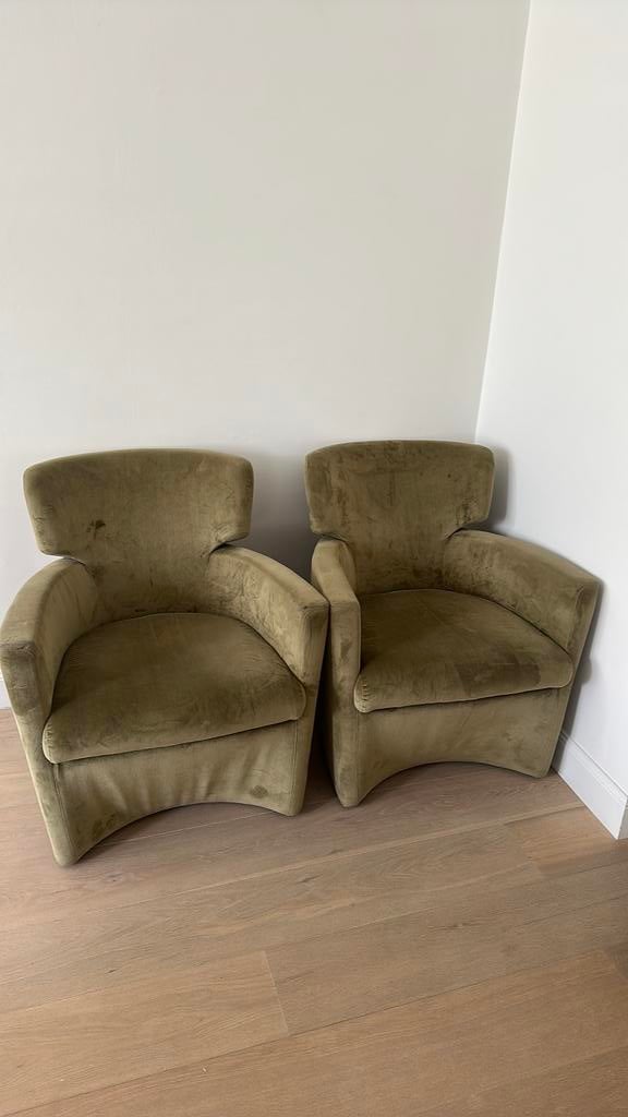 Fauteuils, Huis en Inrichting, Fauteuils, Ophalen, Zo goed als nieuw, Stof