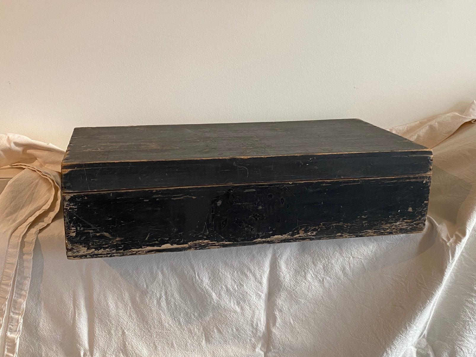Ancienne boîte en bois, Antiquités & Art, Enlèvement