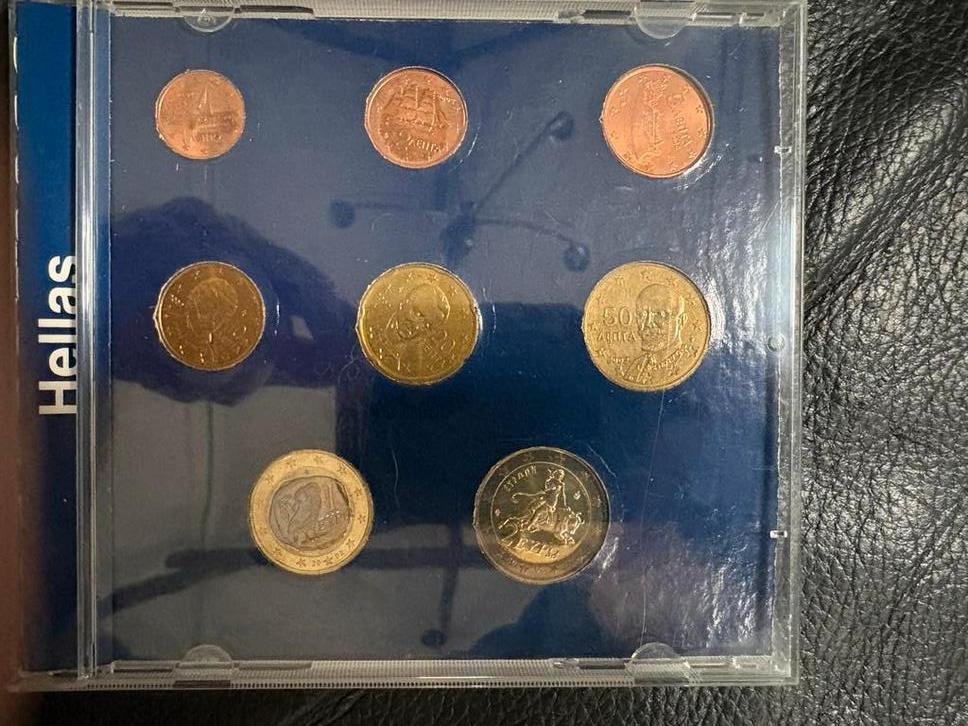 Euroset Griekenland 2002, Postzegels en Munten, Ophalen of Verzenden, Griekenland, Overige waardes, Setje