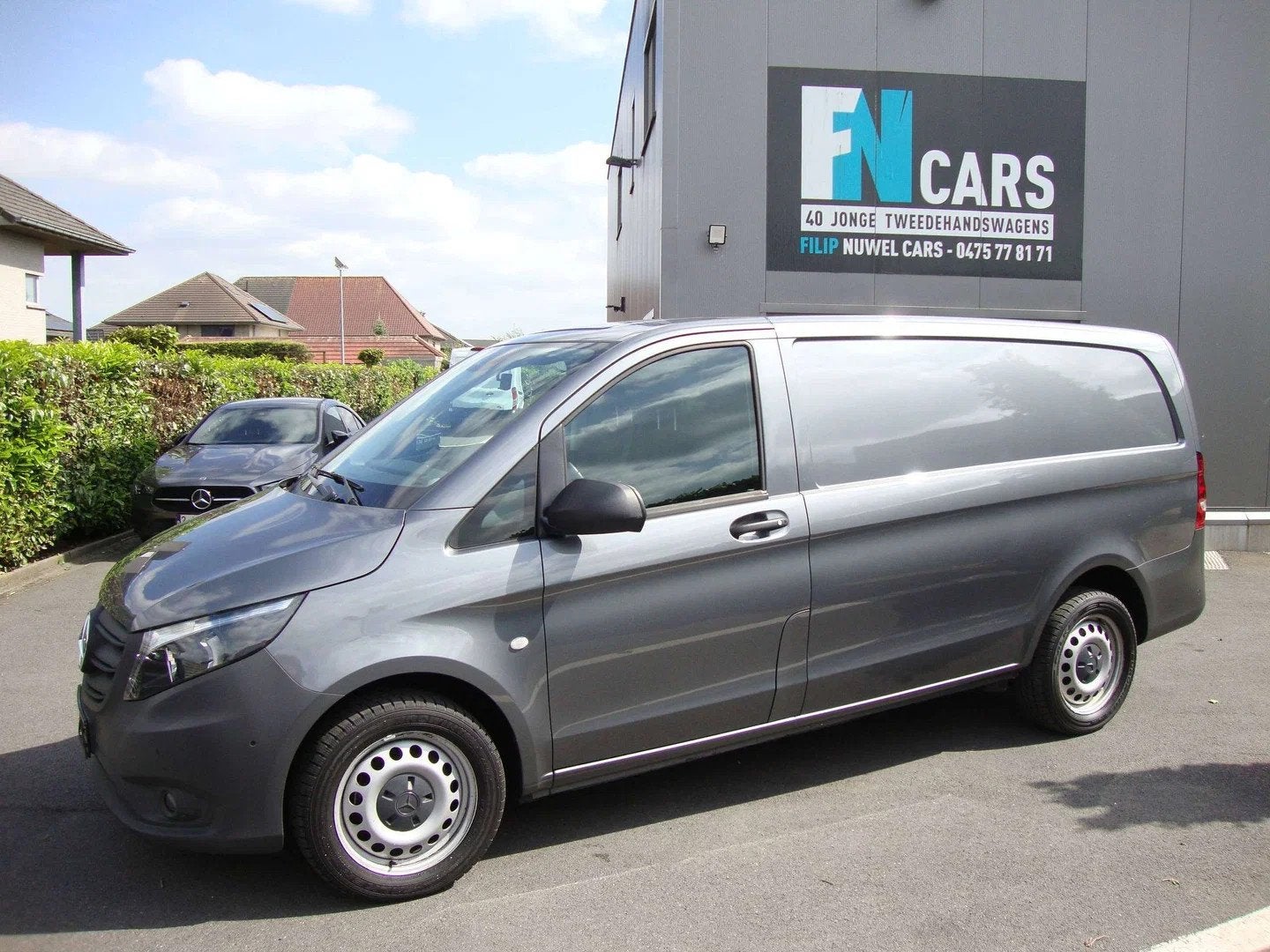 Mercedes-Benz Vito 114cdi aut, L2, VENSTERS, camera, dodehoe, 100 kW, Argent ou Gris, Achat, Entreprise
