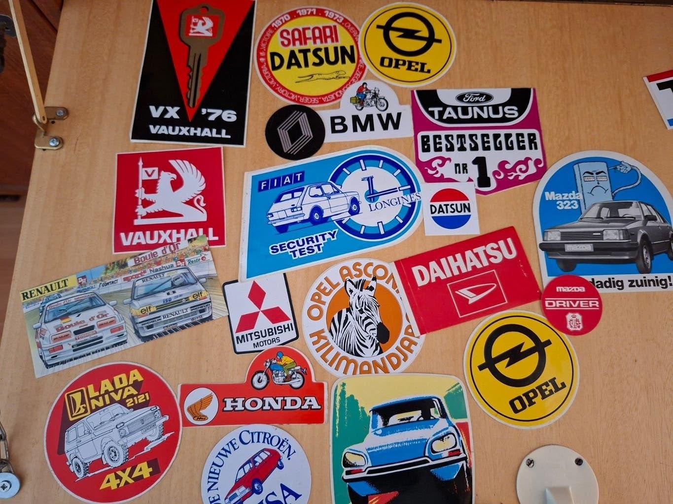 Merken  auto stickers, Autos : Divers, Autocollants de voiture, Enlèvement ou Envoi