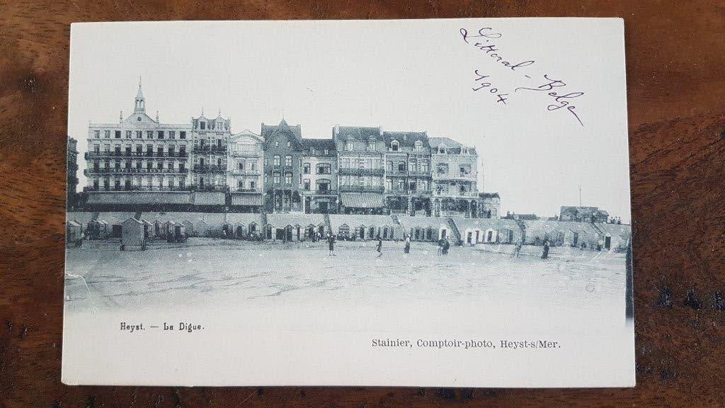 Postkaart Heist Heyst La Digue 1904, Verzamelen, Ophalen of Verzenden, Voor 1920, Ongelopen, West-Vlaanderen