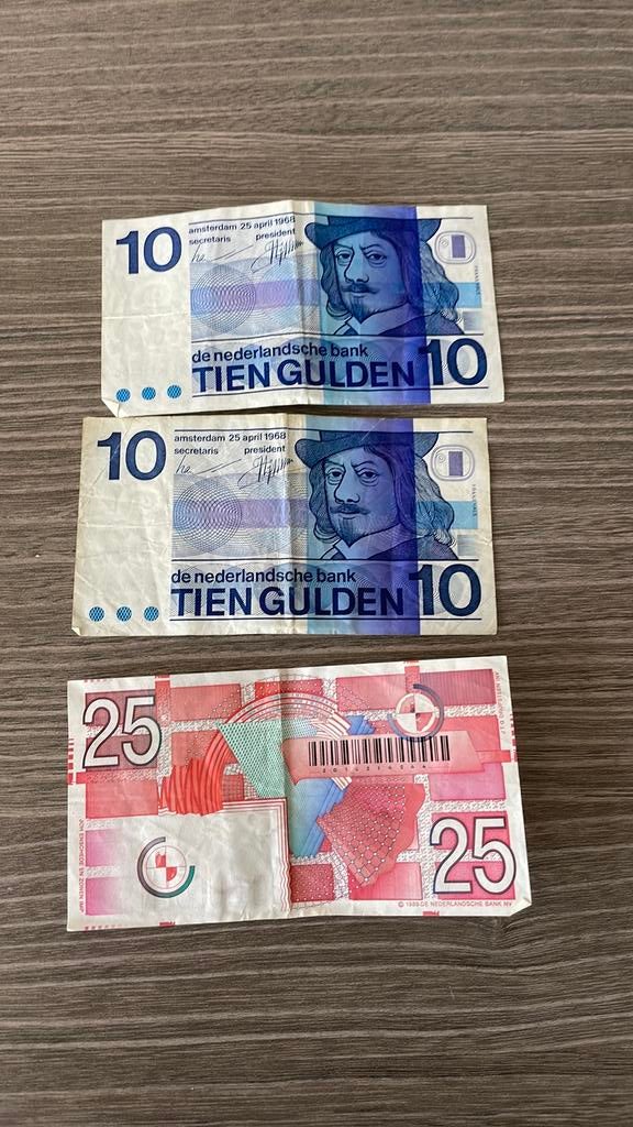 Biljetten nederland, Postzegels en Munten, Bankbiljetten | Nederland, Ophalen, Setje