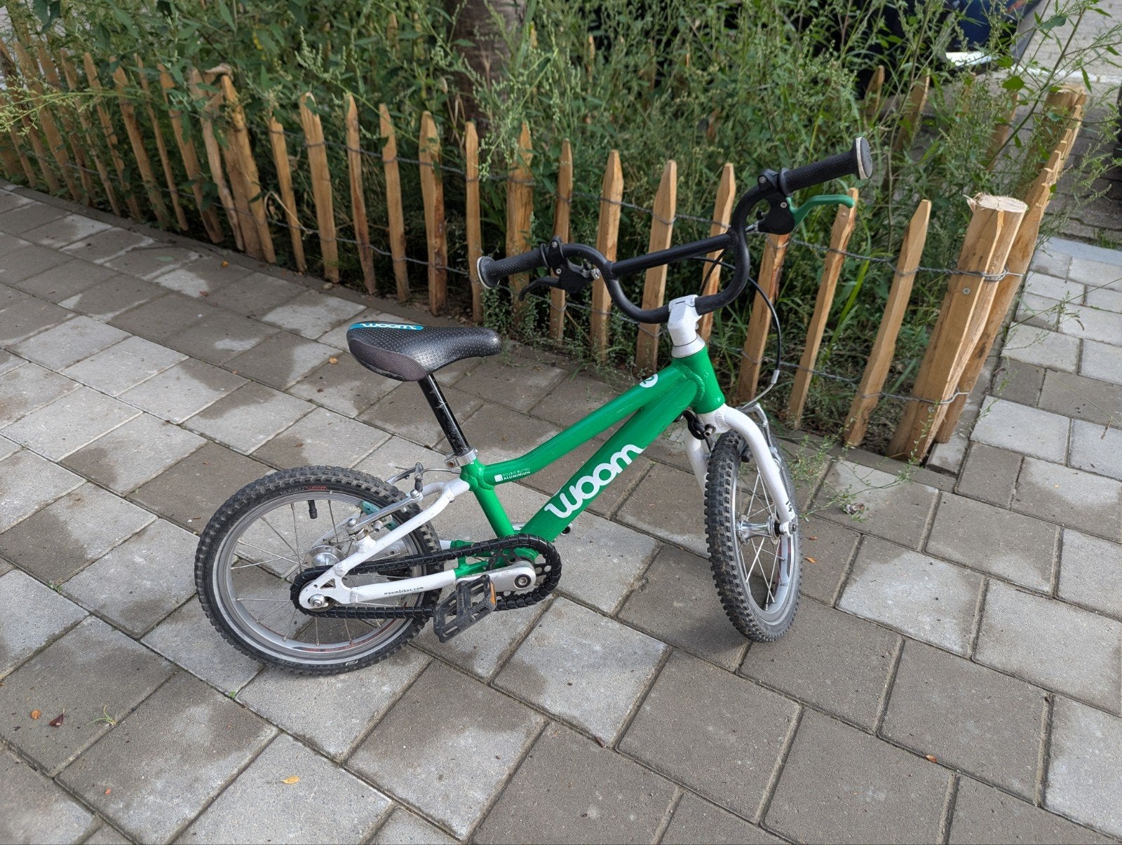 Vélo Enfant Woom 2 vert, Frein sur jante, Enlèvement, Utilisé, Woom