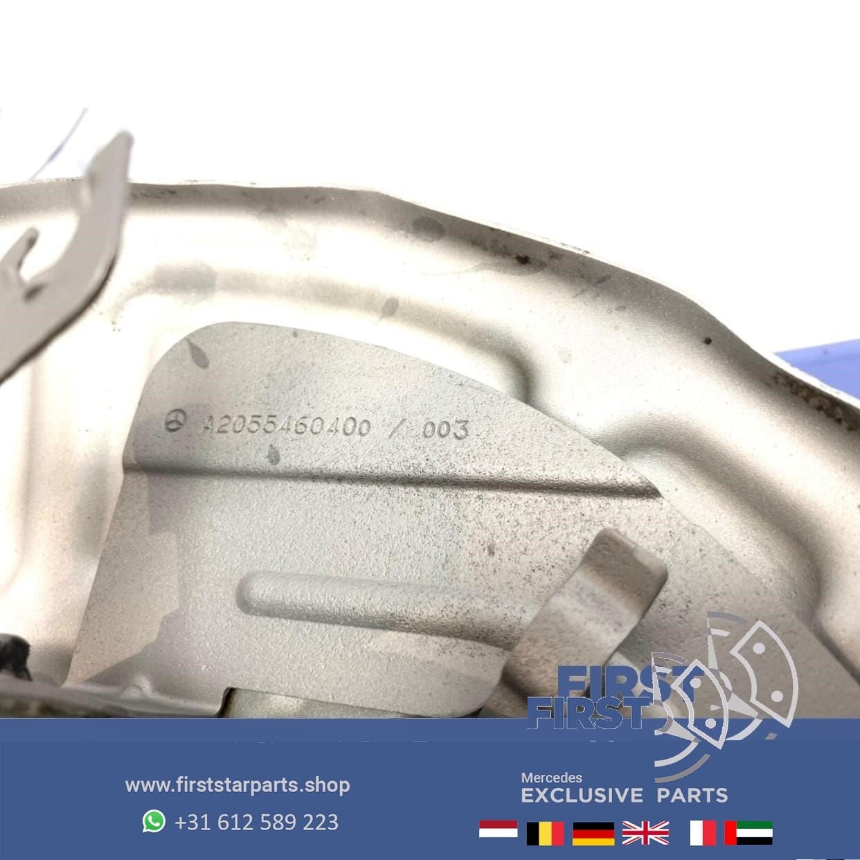 W205 C63s AMG FUSEE WIELLAGER LINKS ACHTER C KLASSE 63 2014-, Gebruikt, -, Ophalen of Verzenden, -