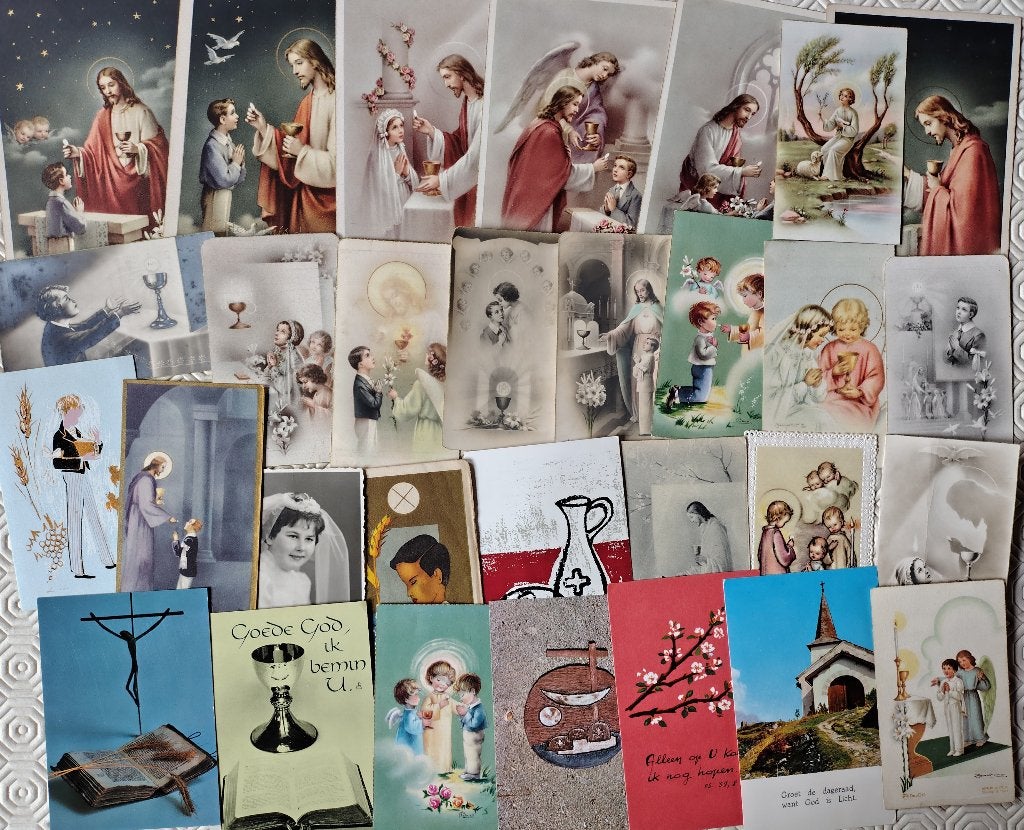Prentjes communie, overlijdens, devotie, Enlèvement ou Envoi, Image pieuse