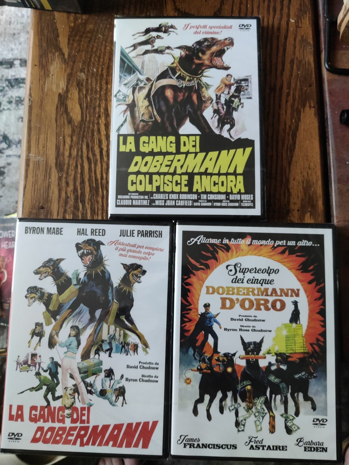 Dvd cult The Doberman gang trilogie import, Enlèvement ou Envoi