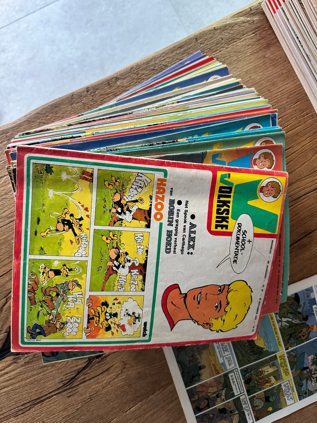 Het volkske 85 stuks, Enlèvement