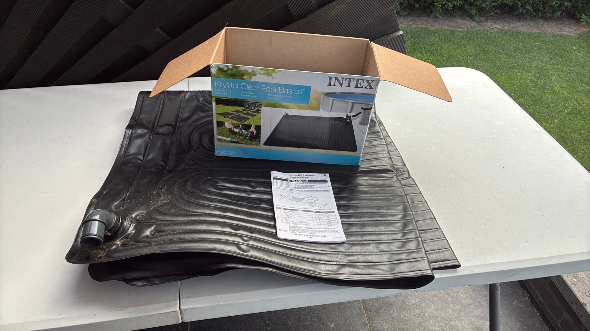 Intex solor mat (krystal clear pool basics), Tuin en Terras, Ophalen, Zo goed als nieuw