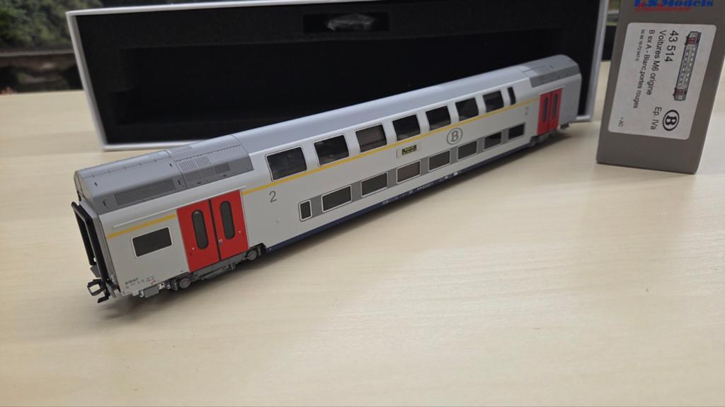 Voiture M6 SNCB Lsmodels en Ac, Enlèvement ou Envoi, Comme neuf, Courant alternatif, Wagon