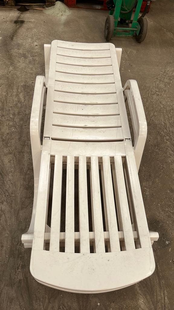 Zonneligbedden, Jardin & Terrasse, Chaises longues, Enlèvement, Comme neuf, Plastique
