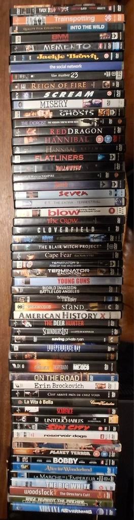 67 dvd's voor 25€ (titels in omschrijving), Cd's en Dvd's, Ophalen, Gebruikt