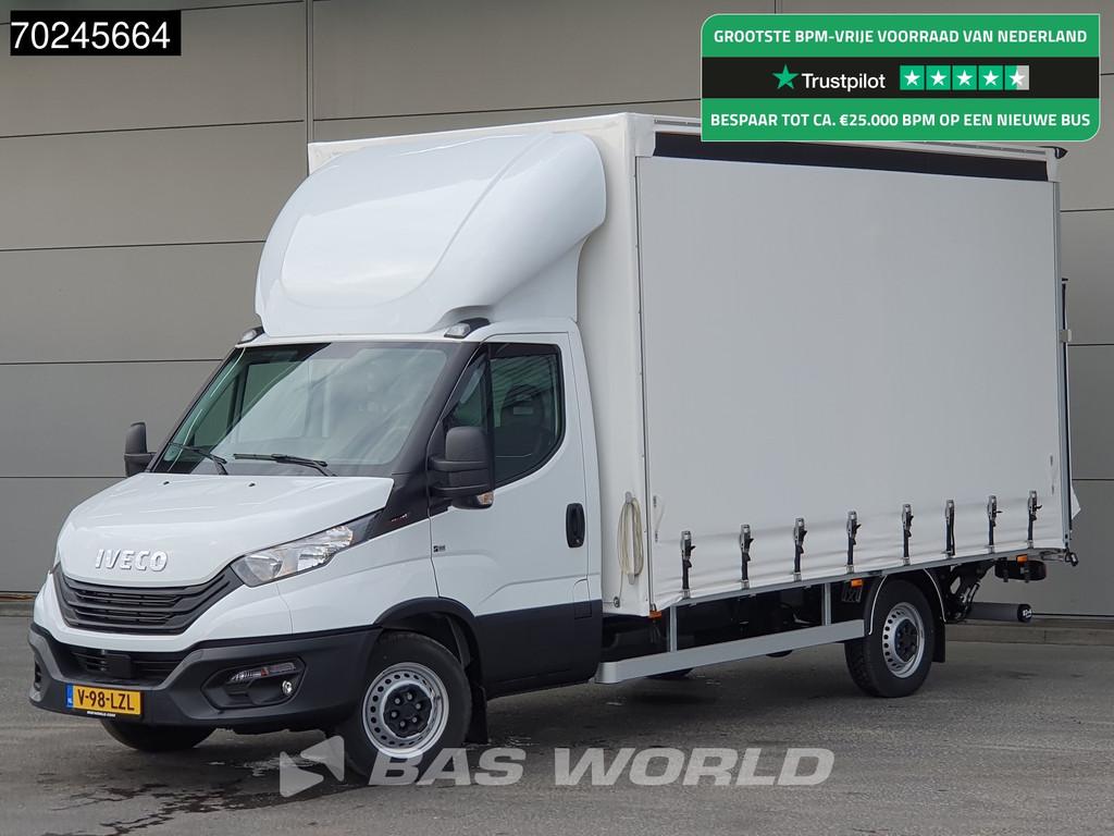 Iveco Daily 35S18 BPM VRIJ! 3.0L Laadklep 180PK Schuifzeilen, Auto's, Stof, Euro 6, 4 cilinders, Iveco