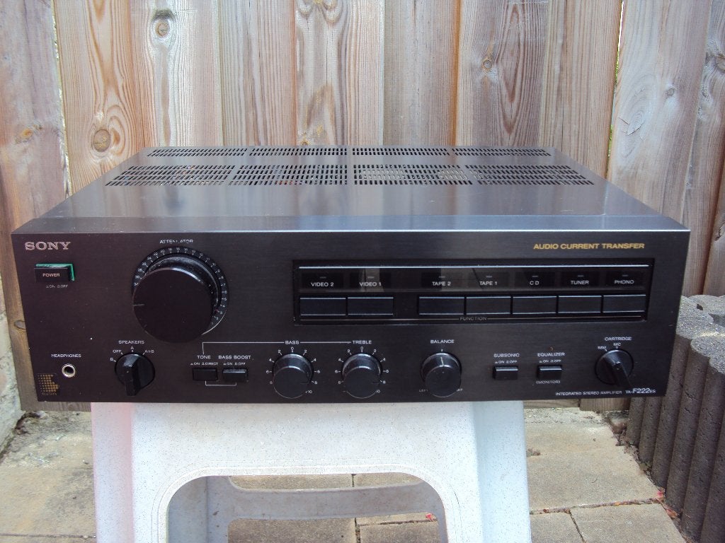 Sony TA-F 222 ES., Ophalen, Gebruikt, 60 tot 120 watt, Sony